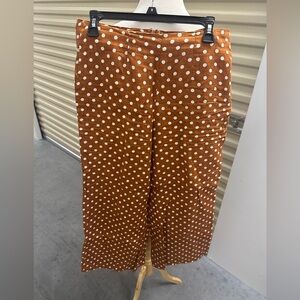 Faithfull the Brand Rust Polka Dot Pants
